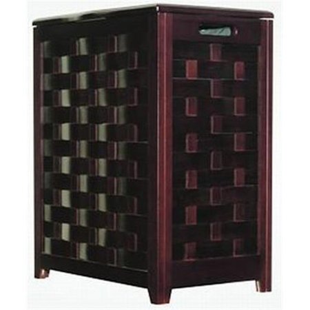 OCEANSTAR Oceanstar RHV0103MH-Mahogany Finished Laundry Hamper with Interior Bag RHV0103MH